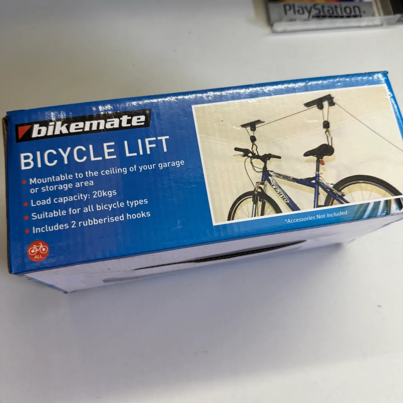 Bike Hoist Ceiling Mounted bicycle storage also kayak ladder surfboard rack — photo 3