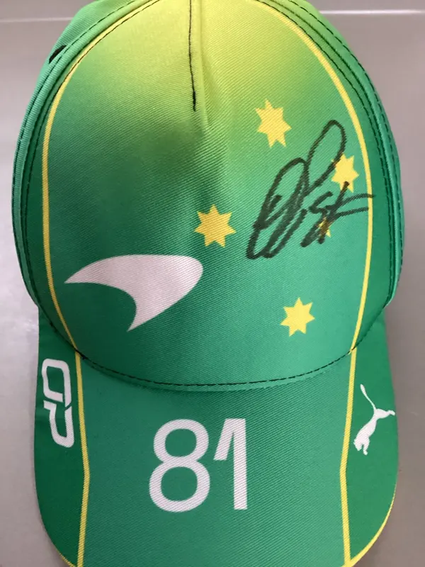 Oscar Piastri signed home GP brand new adjustable cap