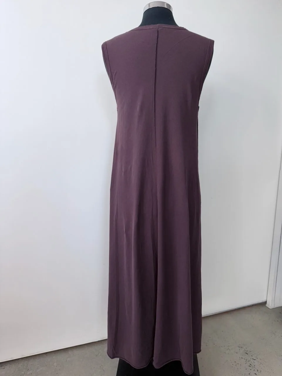 Jac + Jack Cotton Maxi Tank Dress | A-Line | Raw Hem | size 14 – photo 3