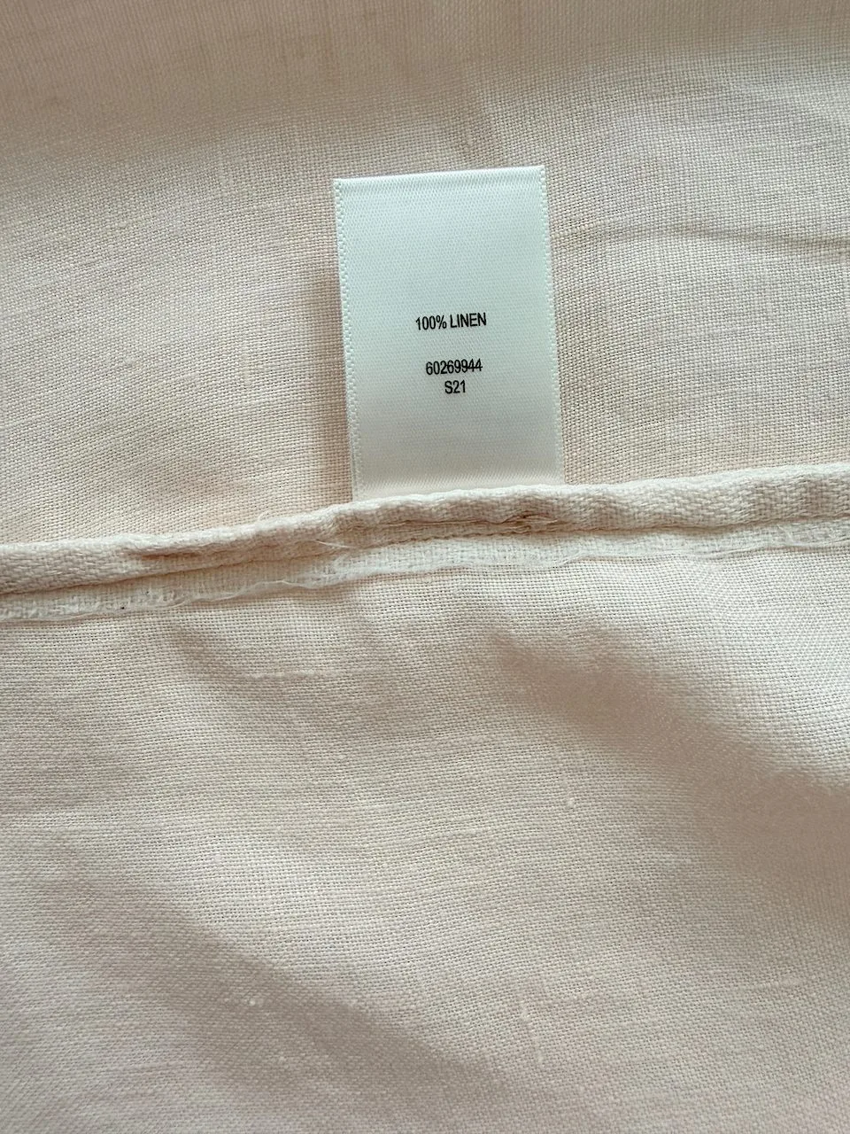Witchery Relaxed Linen Shirt | Soft Shell Pink | size 16 – photo 7