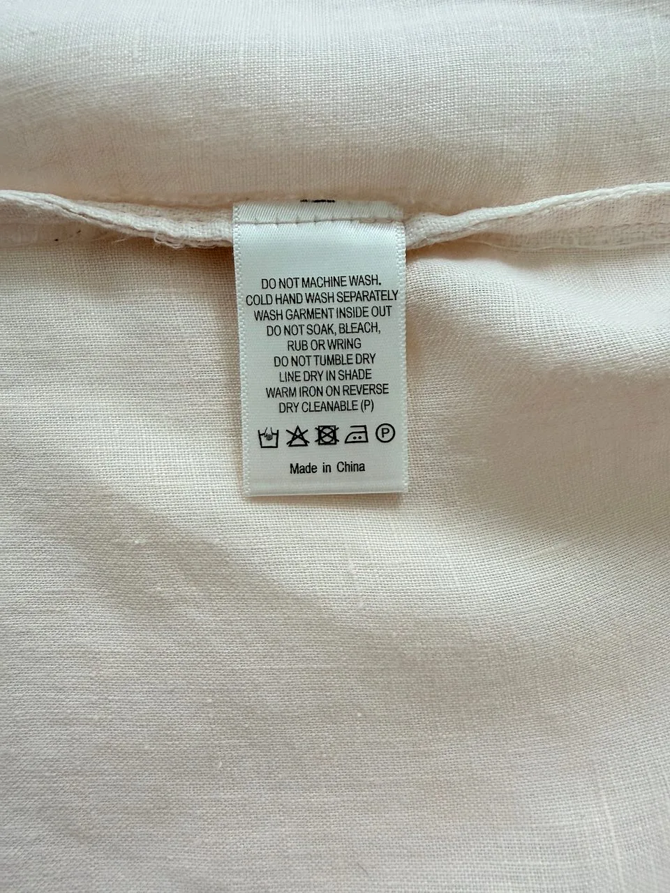 Witchery Relaxed Linen Shirt | Soft Shell Pink | size 16 – photo 8