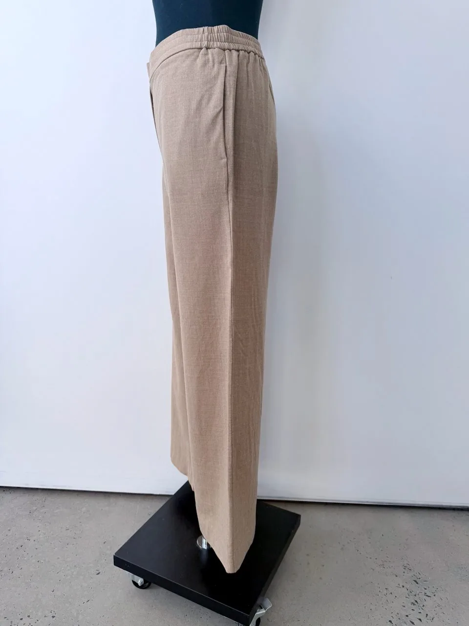 COS Straight Leg Wool Trousers | Camel Mélange – photo 4