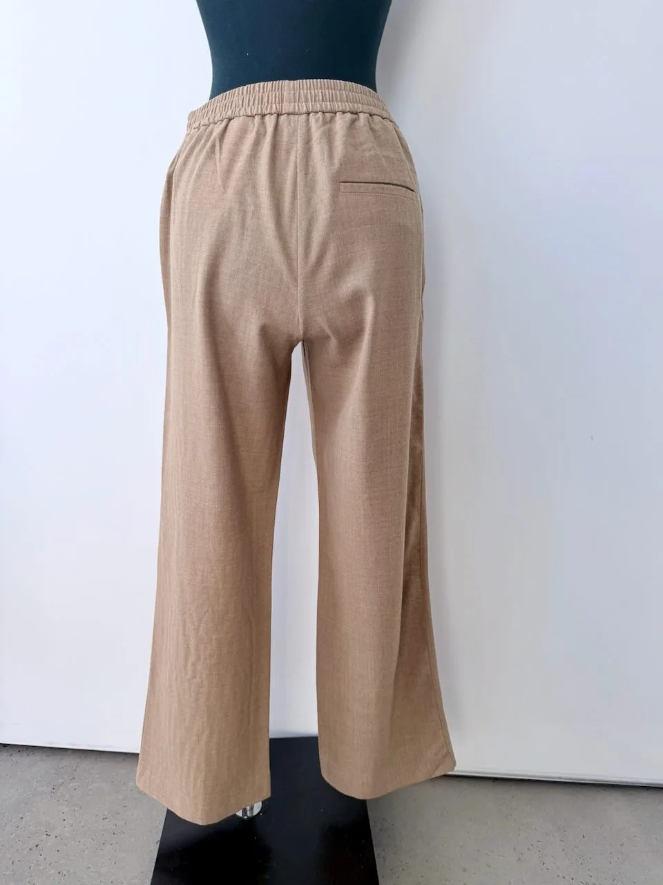 COS Straight Leg Wool Trousers | Camel Mélange – photo 5