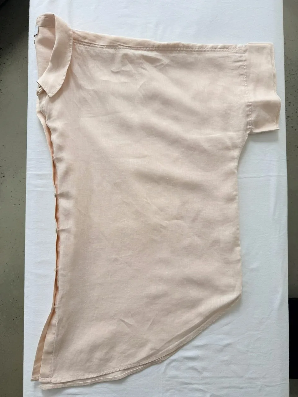 Witchery Relaxed Linen Shirt | Soft Shell Pink | size 16 – photo 9