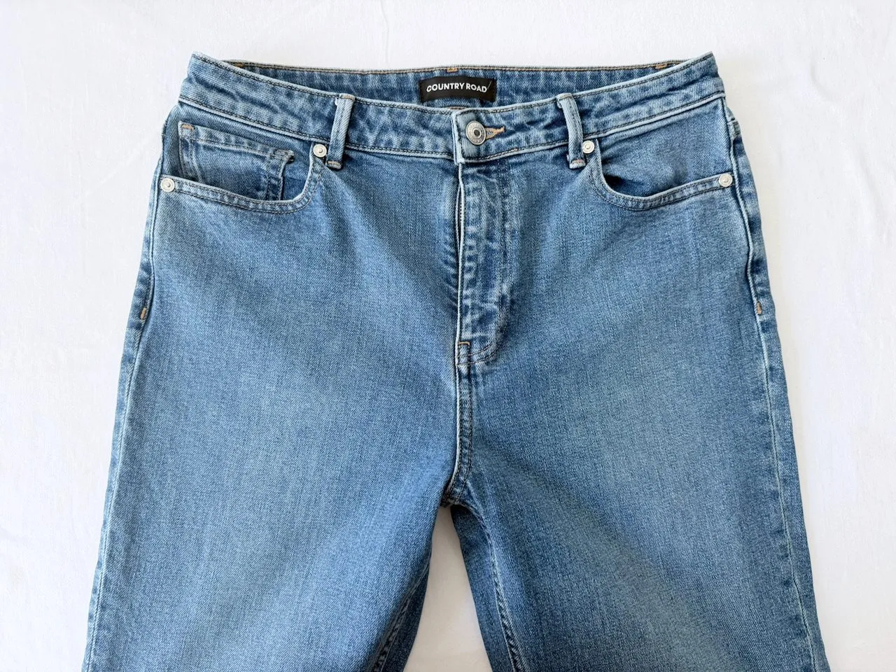 Country Road Slim Leg Jeans | Mid-Wash Blue | Size 11 — photo 5