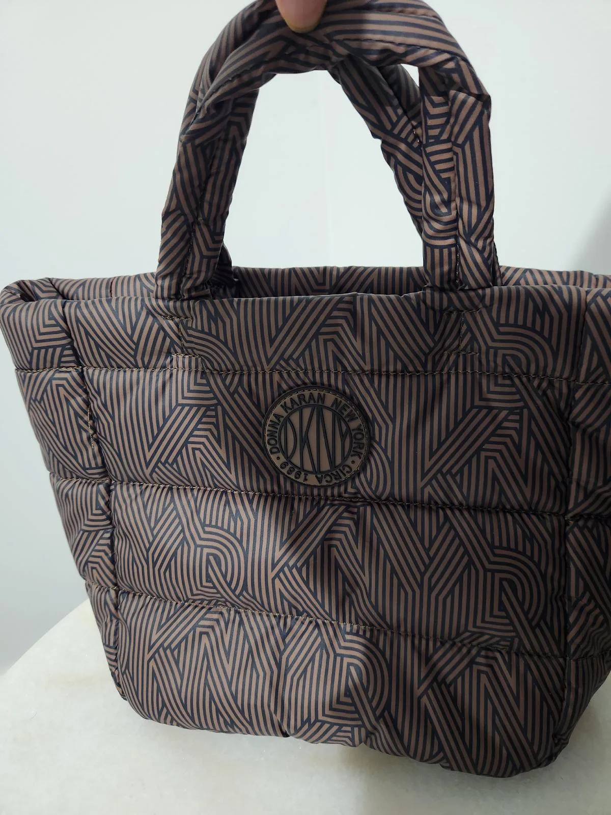DKNY Crosswalk Quilted Tote Bag — photo 5