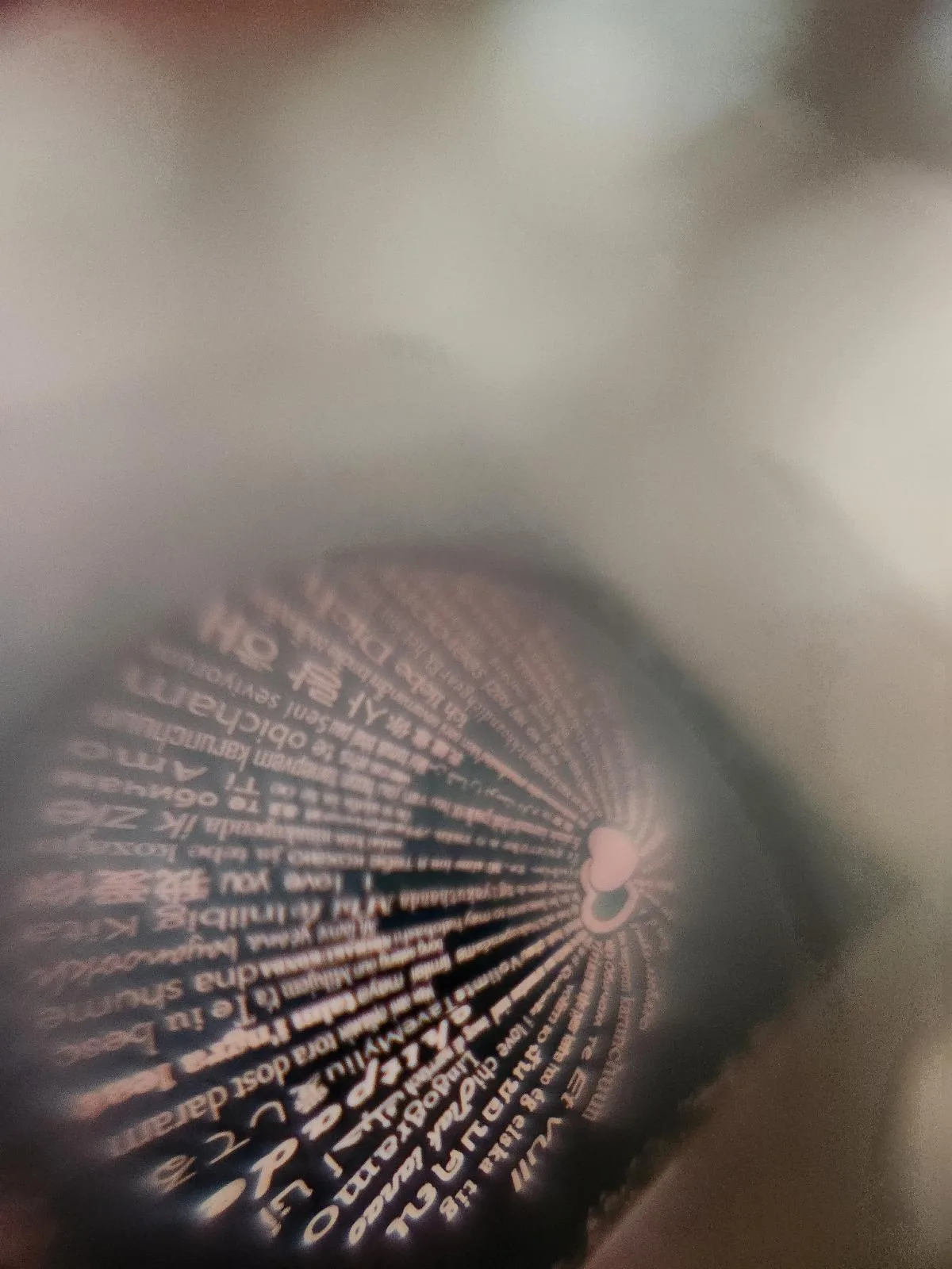 Rose gold tone sun and moon projection necklace — photo 6