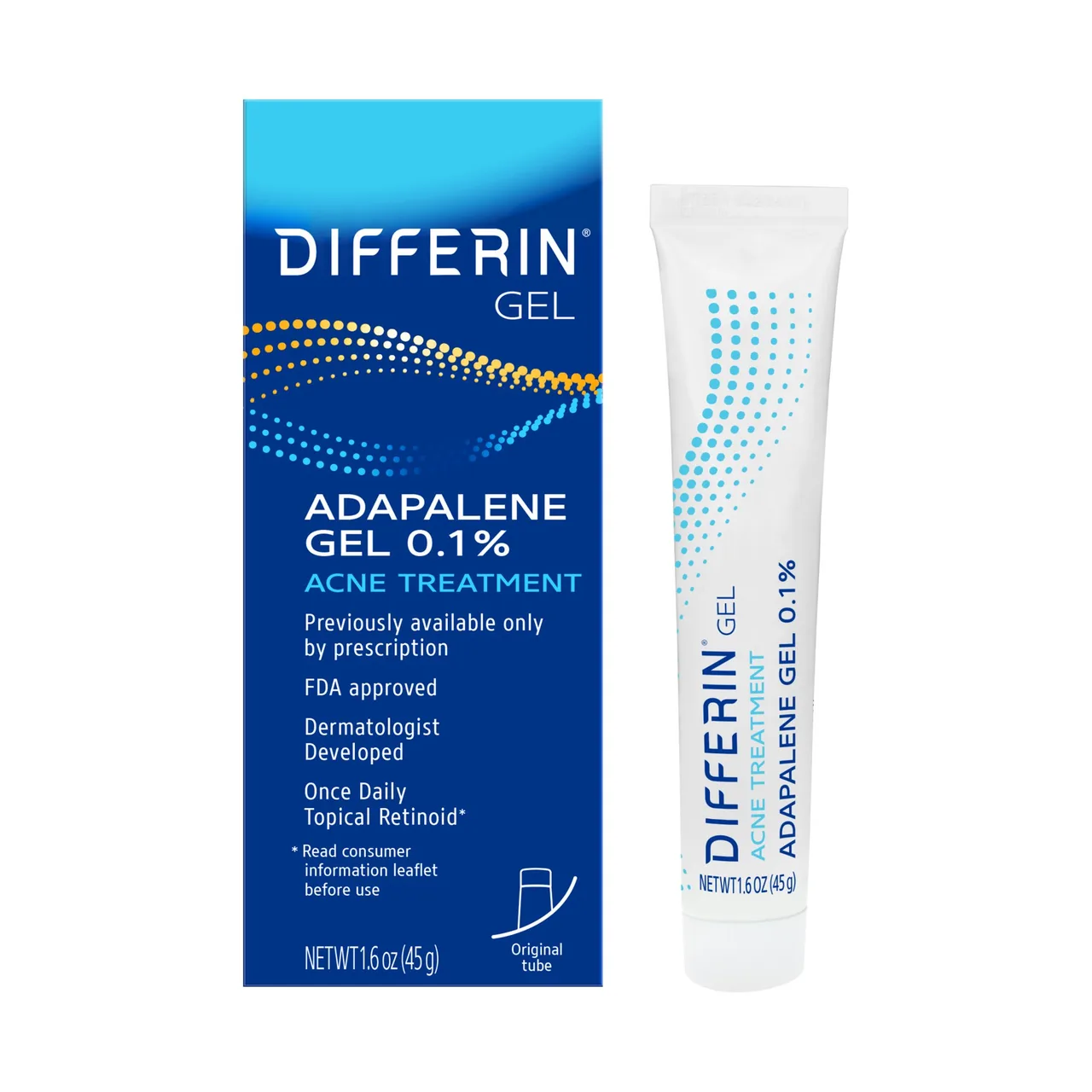 ★ DIFFERIN ADAPALENE GEL 0.1% ACNE TREATMENT 45G ★ | USA EXCLUSIVE | – photo 12