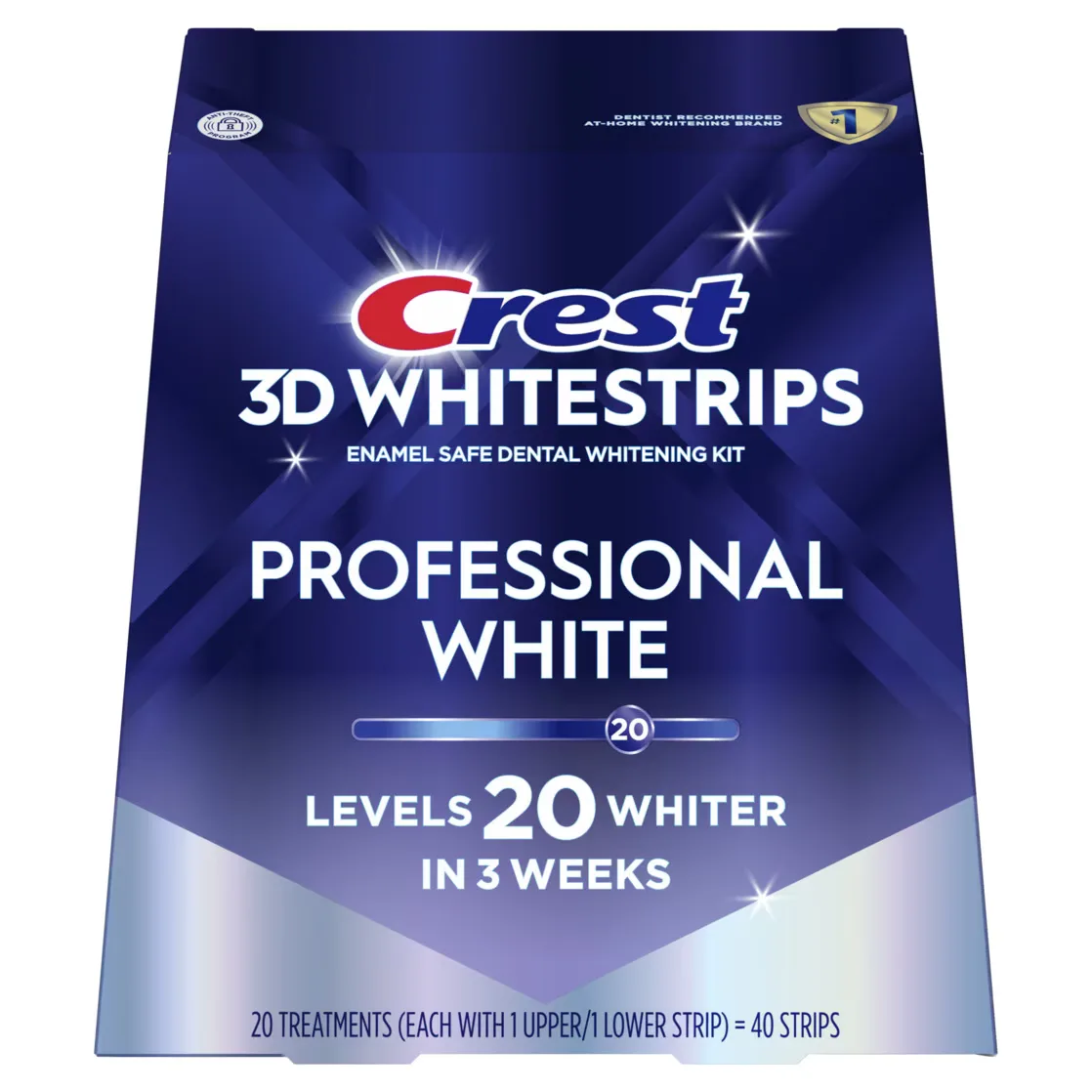 ★ CREST 3D WHITE WHITESTRIPS PROFESSIONAL WHITE (20 TREATMENTS / 40 STRIPS) ★ – photo 3