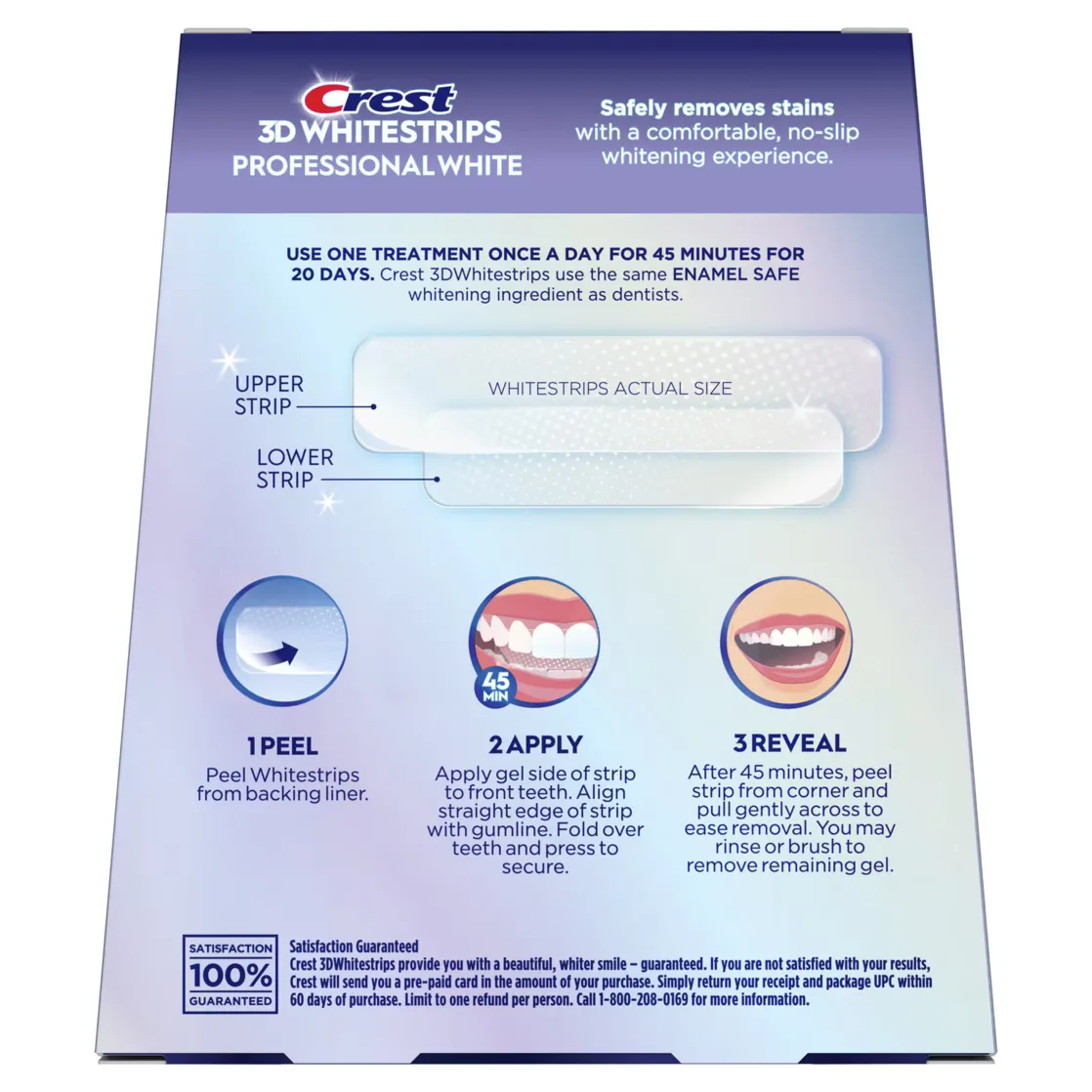 ★ CREST 3D WHITE WHITESTRIPS PROFESSIONAL WHITE (20 TREATMENTS / 40 STRIPS) ★ – photo 4