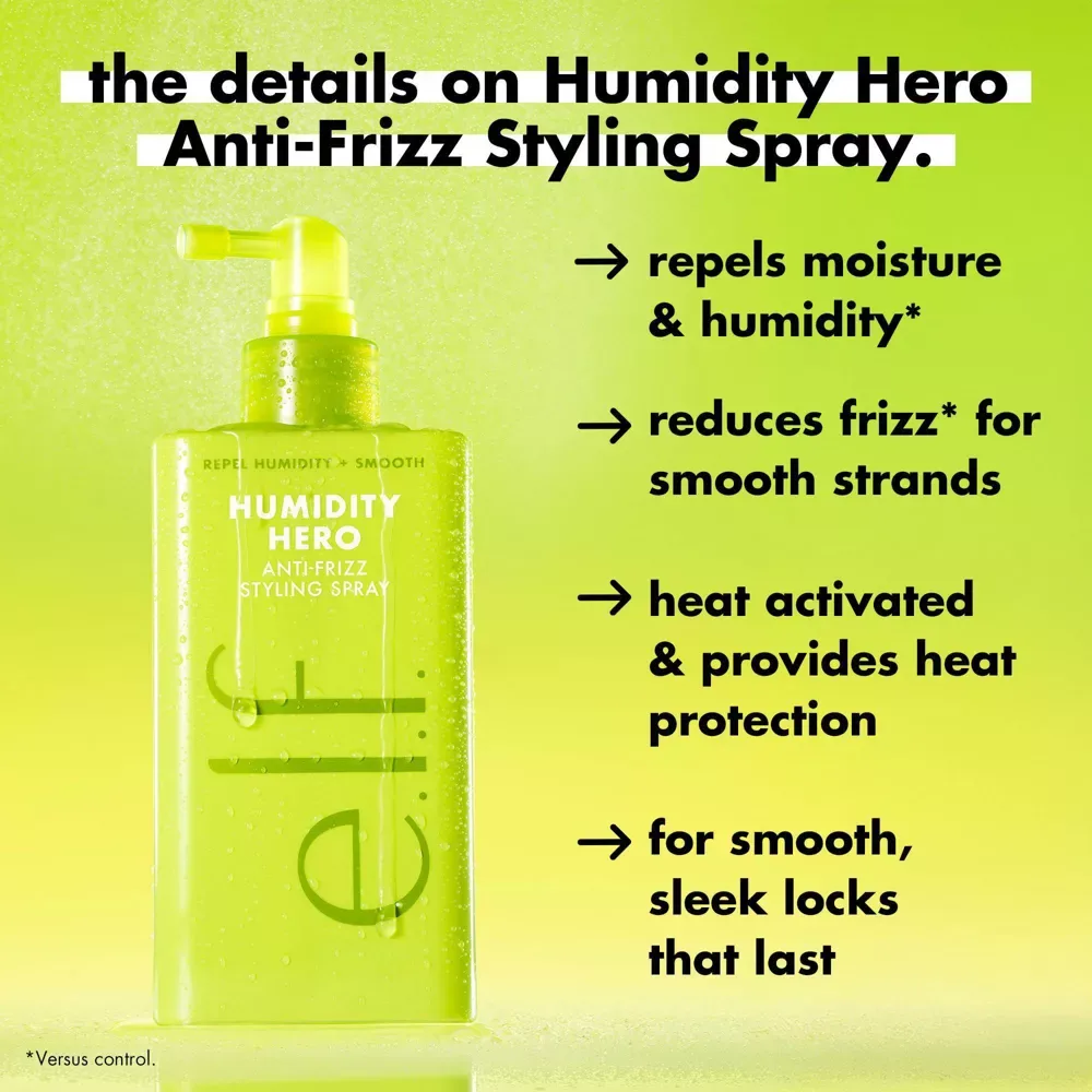 ★ E.L.F. HAIR HUMIDITY HERO ANTI-FRIZZ STYLING SPRAY 200ML ★  | USA EXCLUSIVE – photo 3