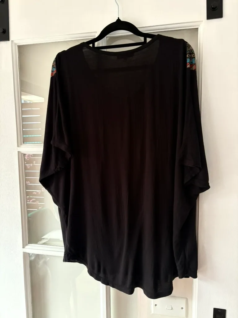 Akbaba Printed Geometric Aztec T-shirt Boho Small – photo 3