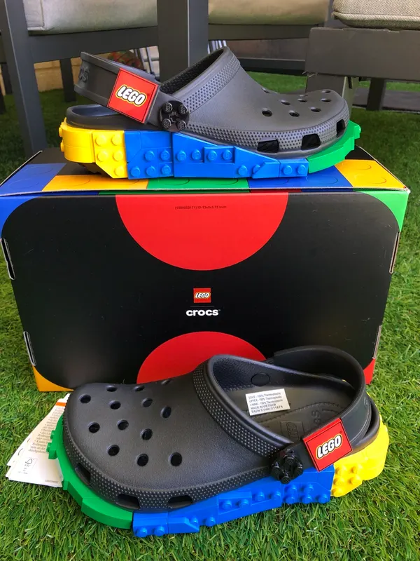 New LEGO crocs kids size j6