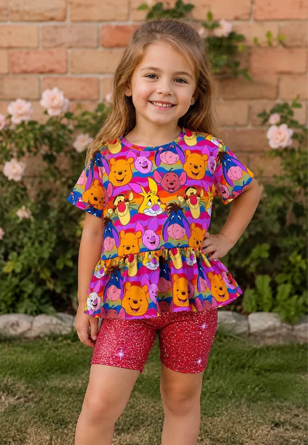 Size 5 Pooh set handmade