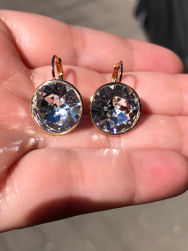 New crystal drop earrings