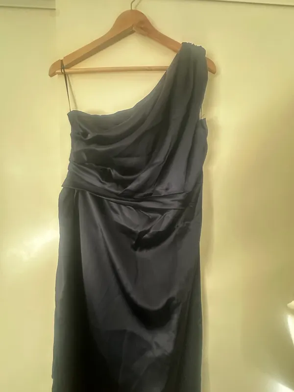Evening dress navy blue