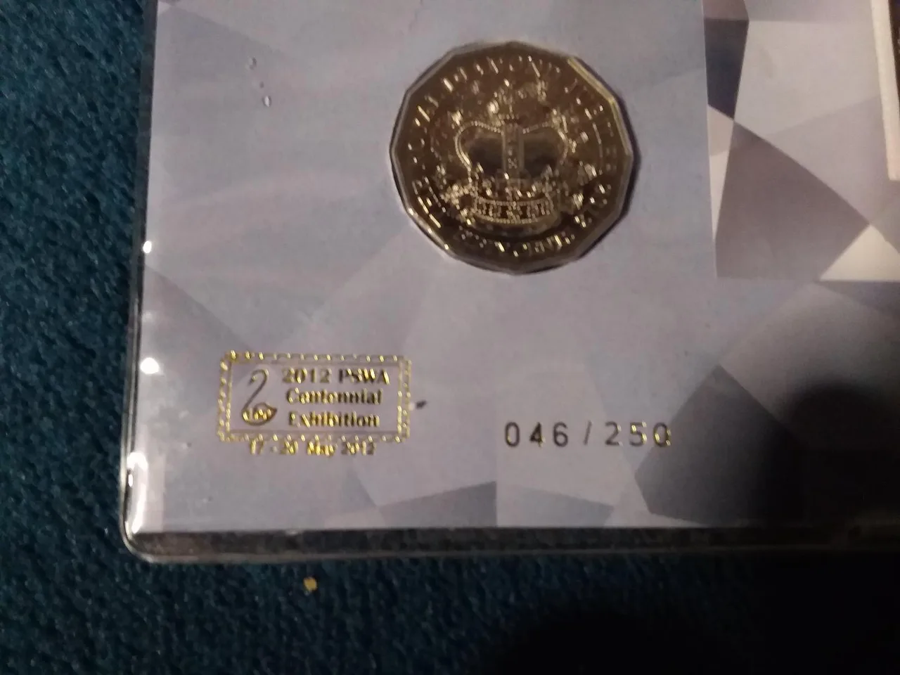 Queens Diamond jubilee 2012 coin+stamp ltd edit set 46/250 rare 2012 ppswa set — photo 2