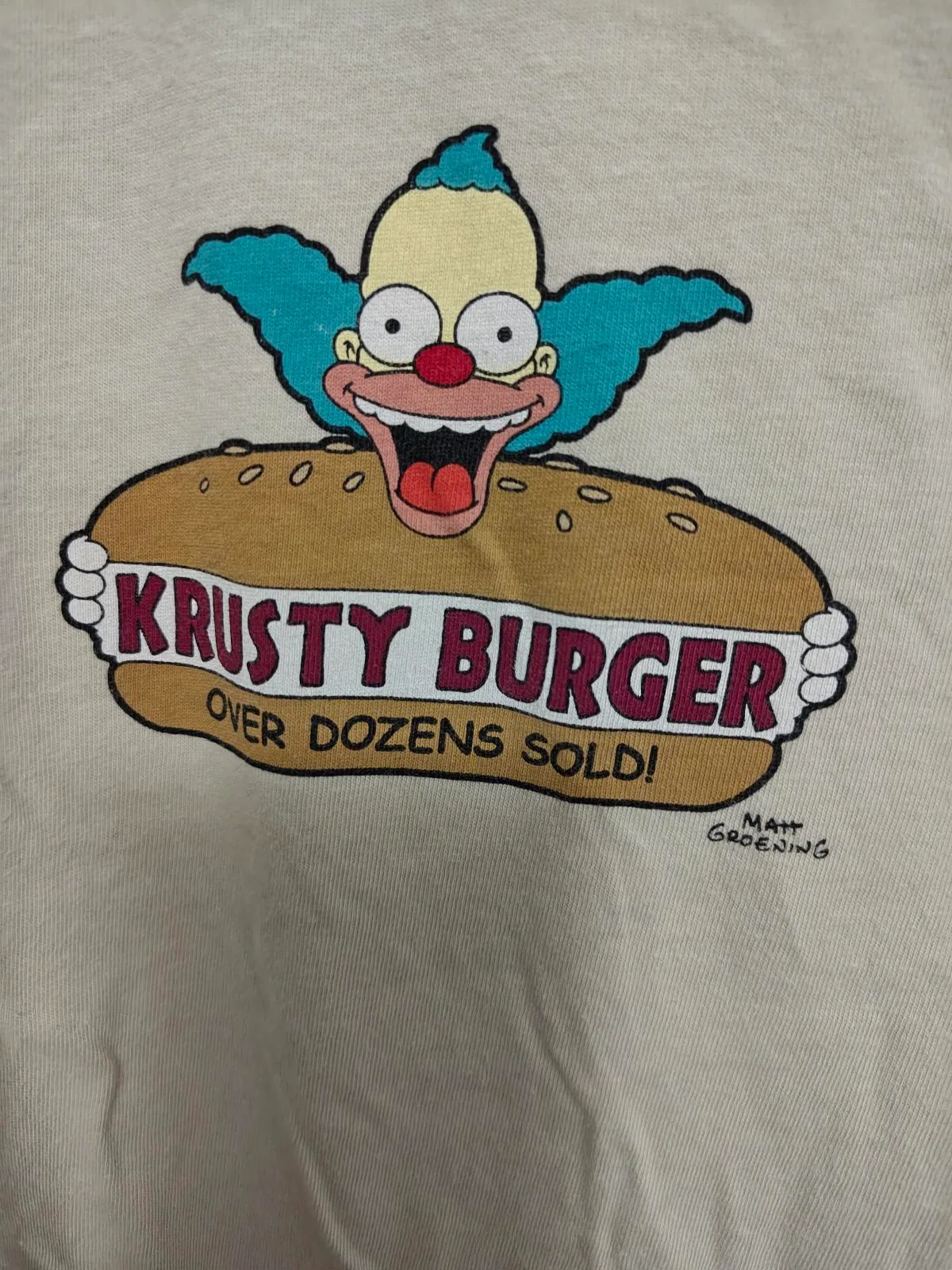 The Simpsons Krusty Burger long sleeve shirt size 3XL — photo 2