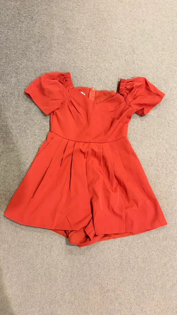 Orange Romper