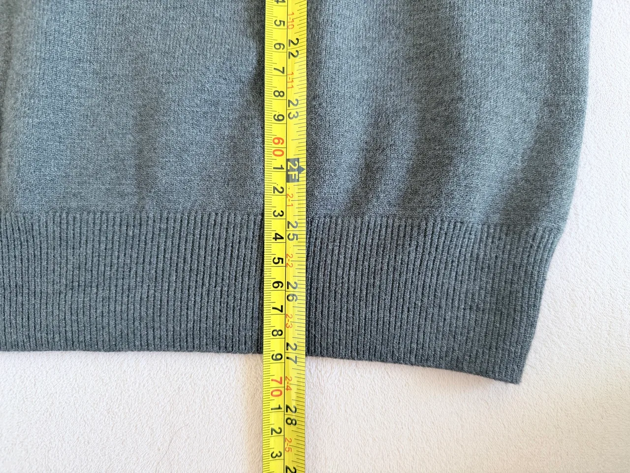 Charcoal Grey Quarter-Zip Knit Polo Sweater — photo 6