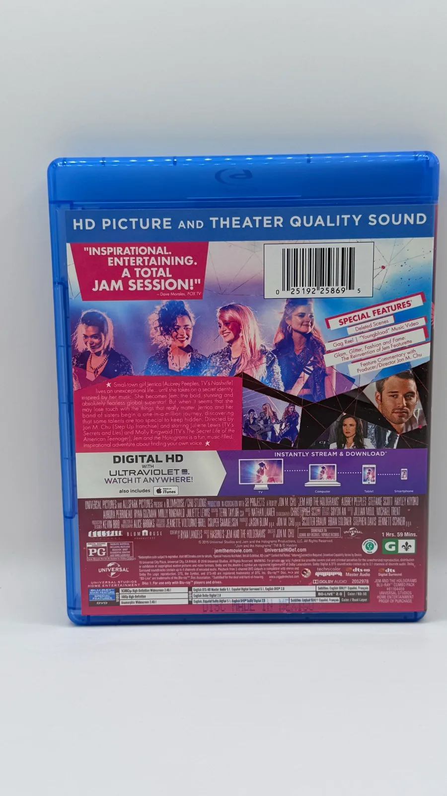 Jem and the holograms Blu ray, DVD and digital HD – photo 2