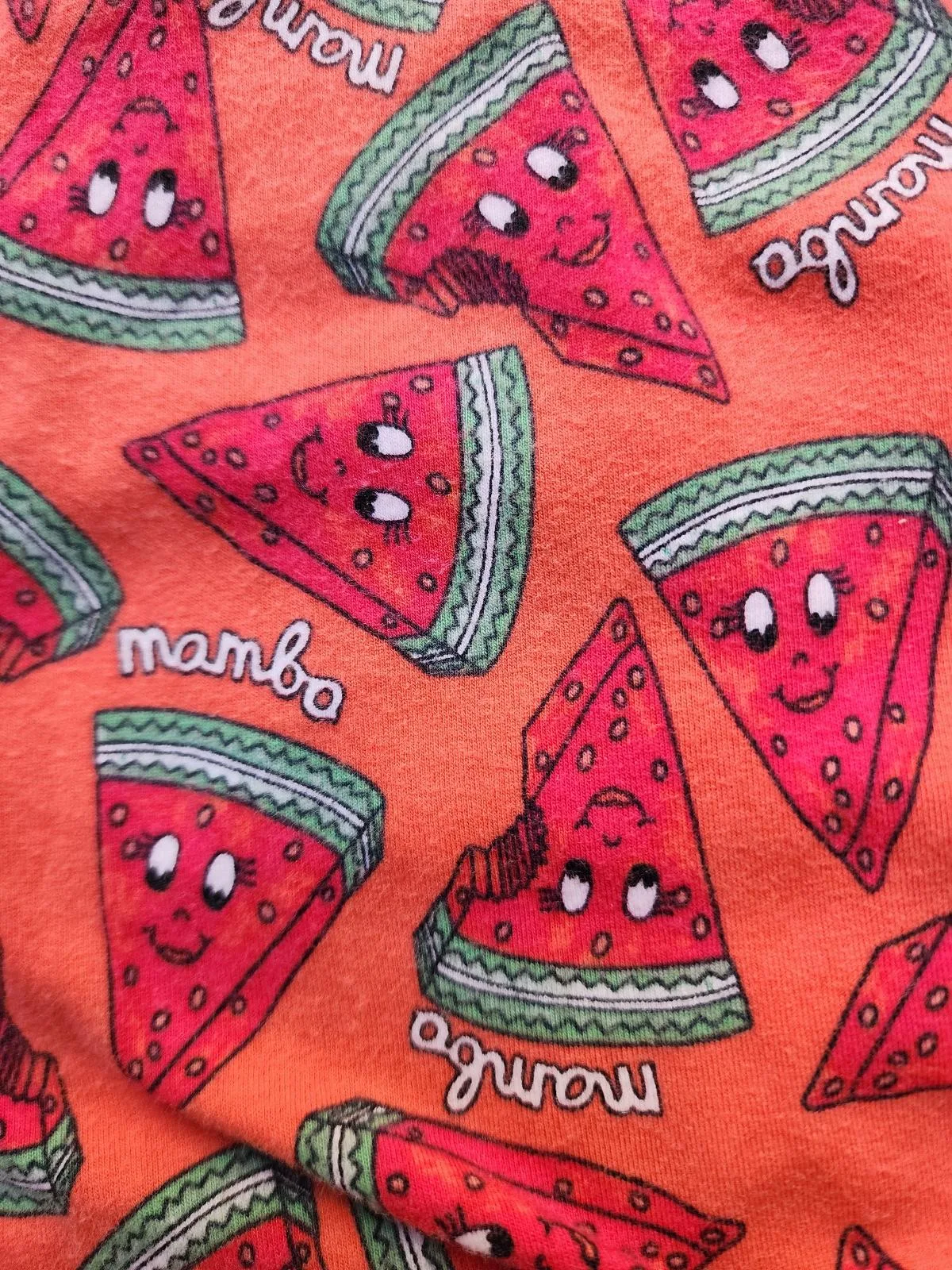 MAMBO Surfwear Watermelon Graphic Retro Print Baby Romper / Playsuit | Size 0

​ — photo 4