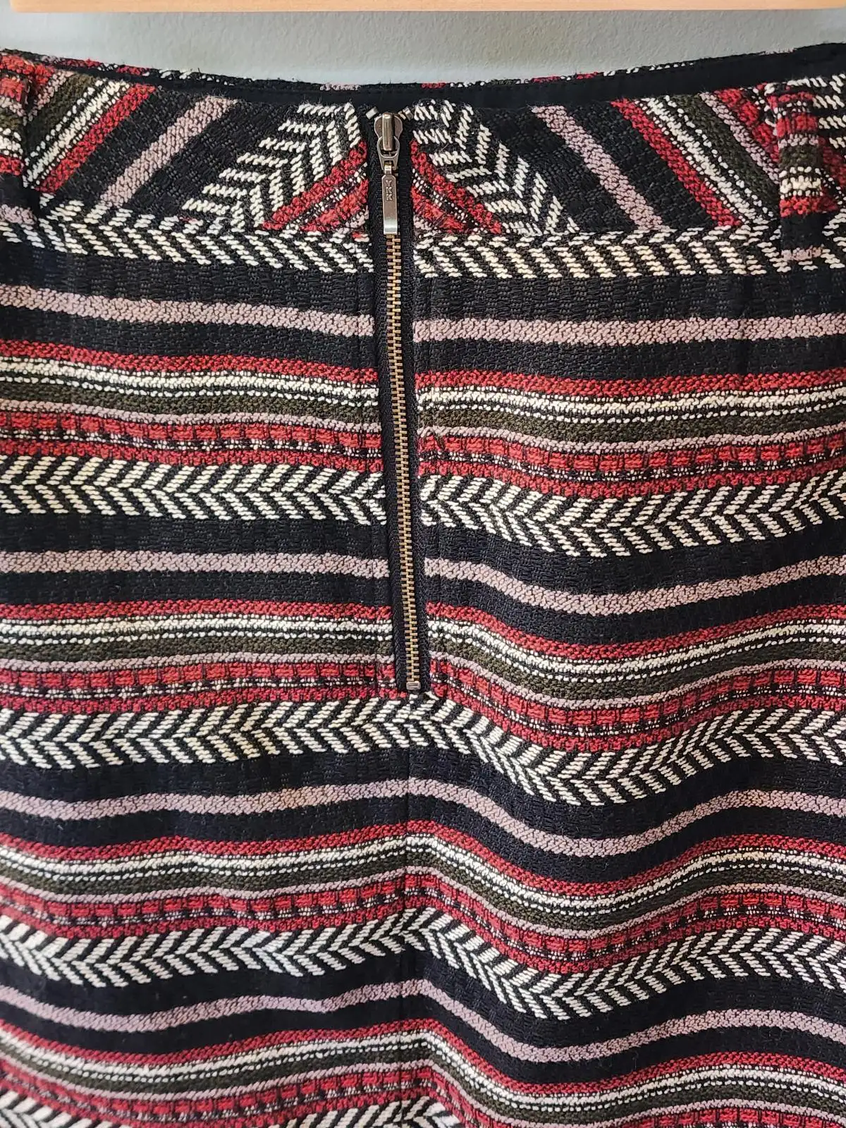 INDIGO Collection Tapestry Woven Boho Festival Indie Tactile Mini skirt – photo 6
