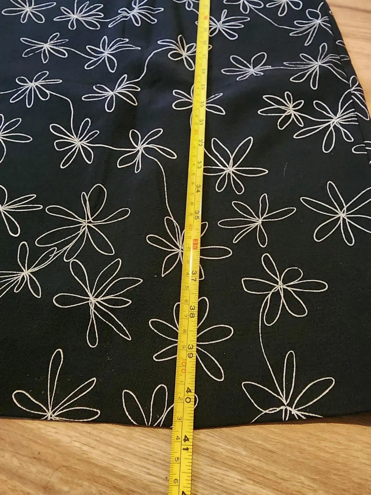 Veronika Maine Black White Floral Midi Dress Size 6 Designer Corporate Core Work – photo 6