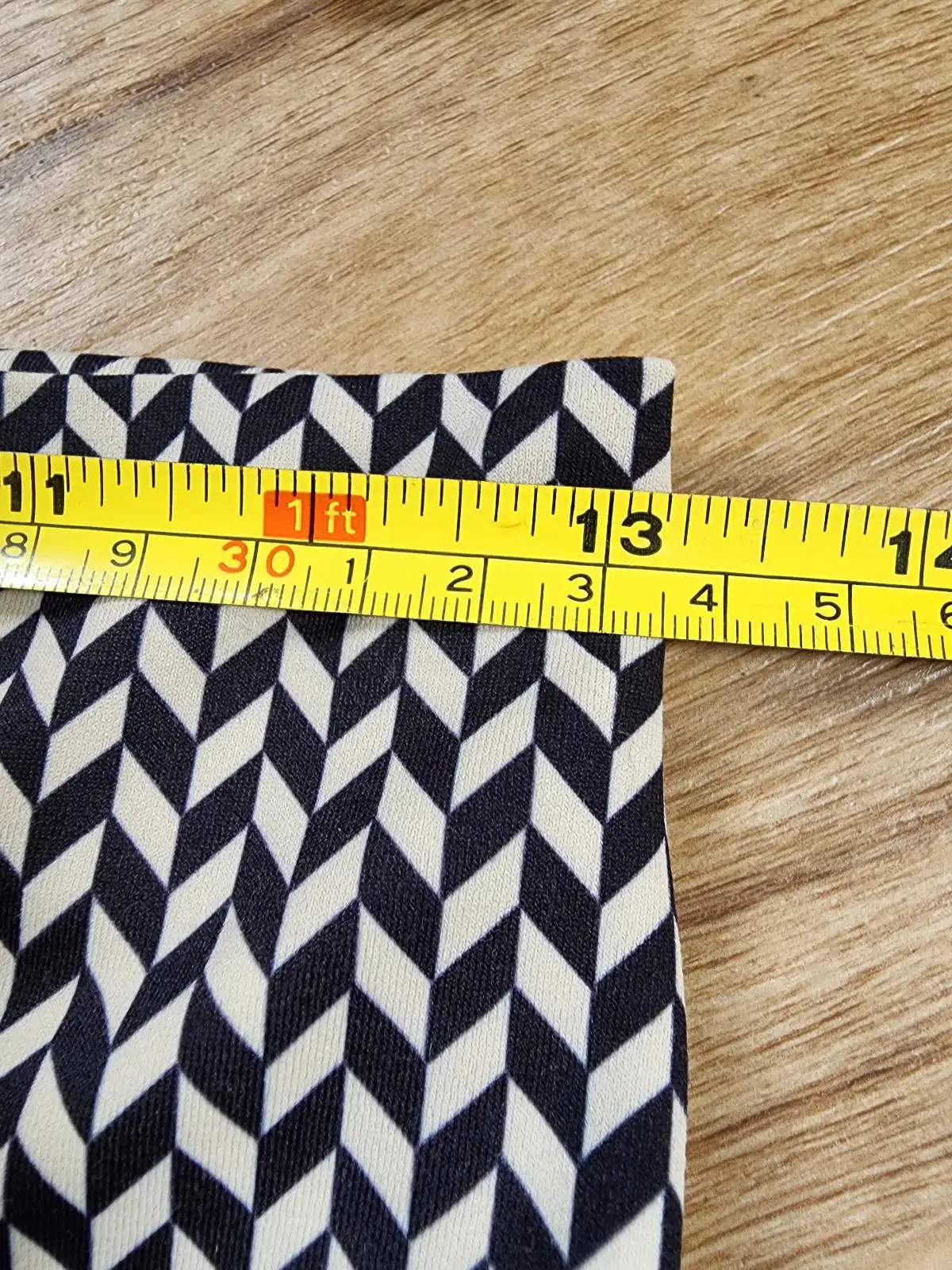 AIM'N Les Angles High Waist Tights Size S Black Cream Geometric Leggings – photo 6