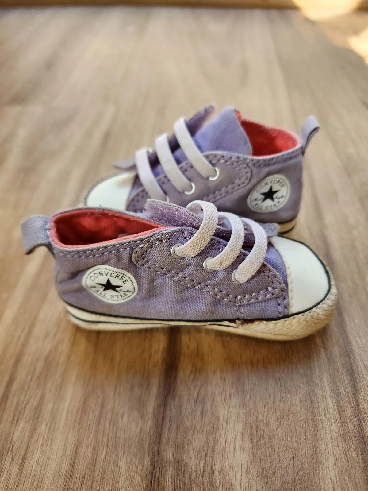 Baby Girl Sneaker Bundle - 2 Converse All Star 1 Adidas High Top
US2 — photo 2