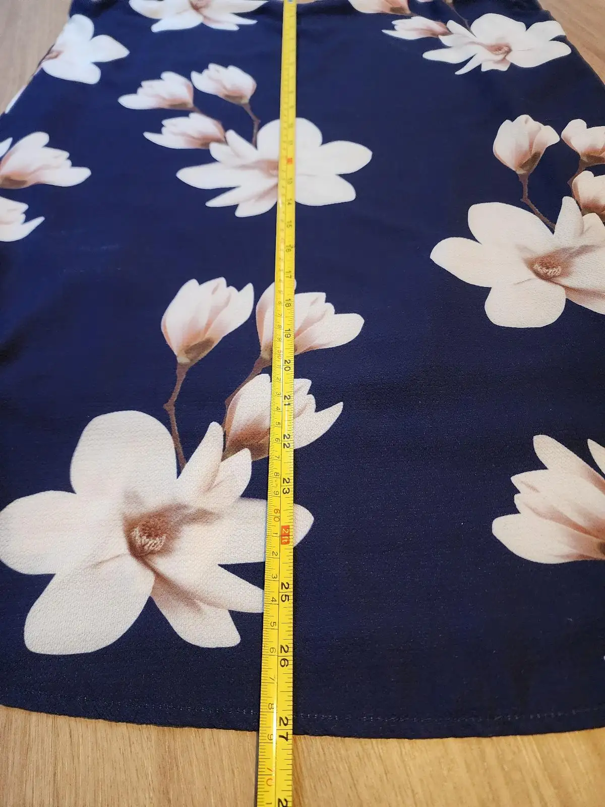 Grace & Co Floral Slip Y2K Costal Boho Resortwear Cami Dress Size 14 Navy Blue – photo 8