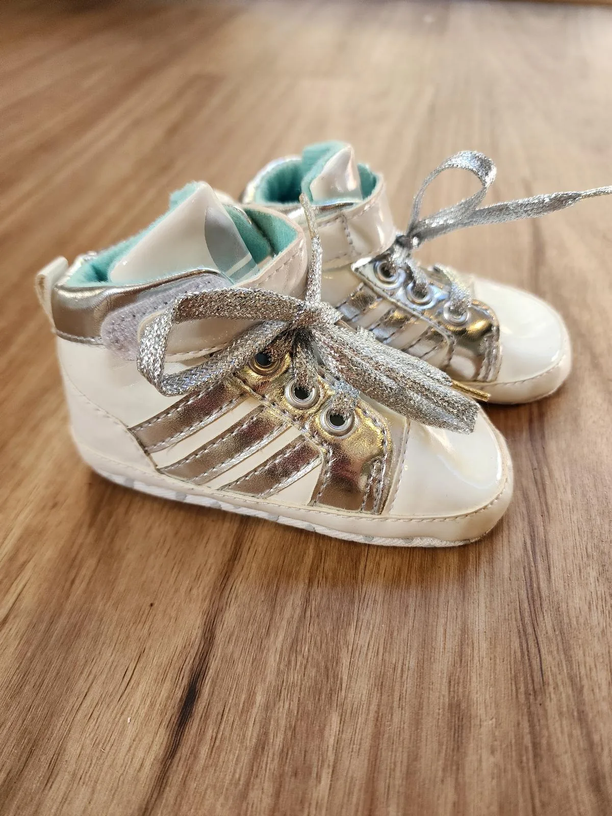 Baby Girl Sneaker Bundle - 2 Converse All Star 1 Adidas High Top
US2 — photo 5