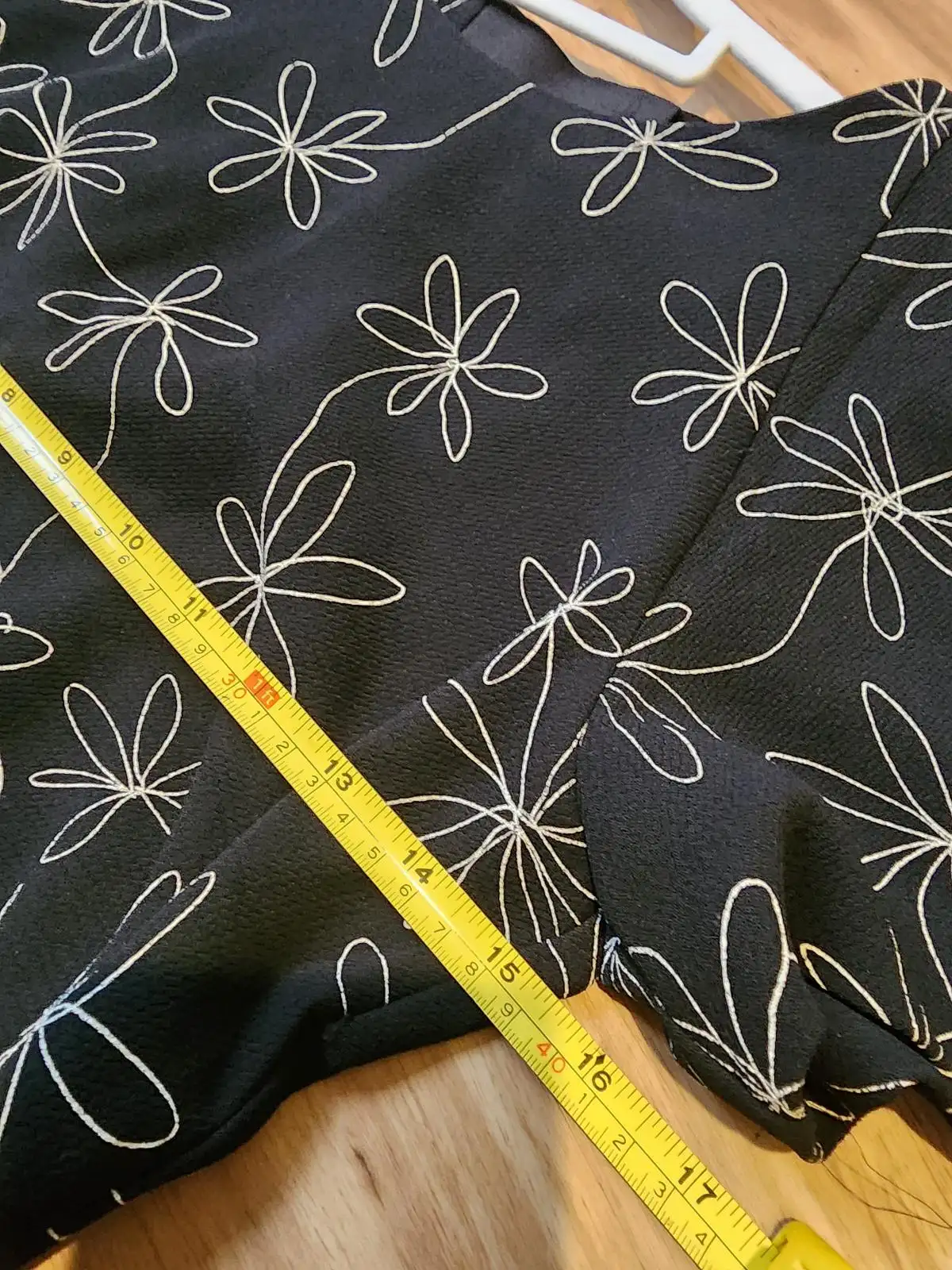 Veronika Maine Black White Floral Midi Dress Size 6 Designer Corporate Core Work – photo 5