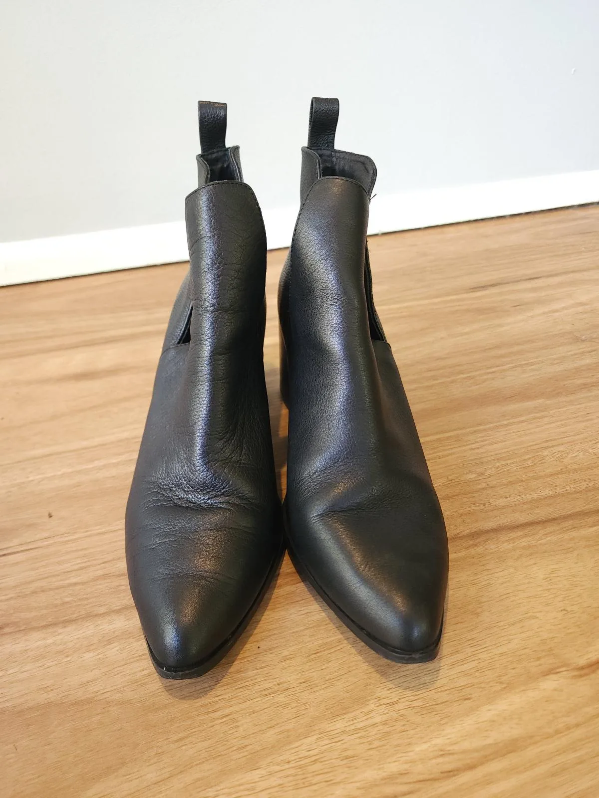 SIREN Black Leather Cut-Out Ancle Boits EU41 AU10 — photo 4