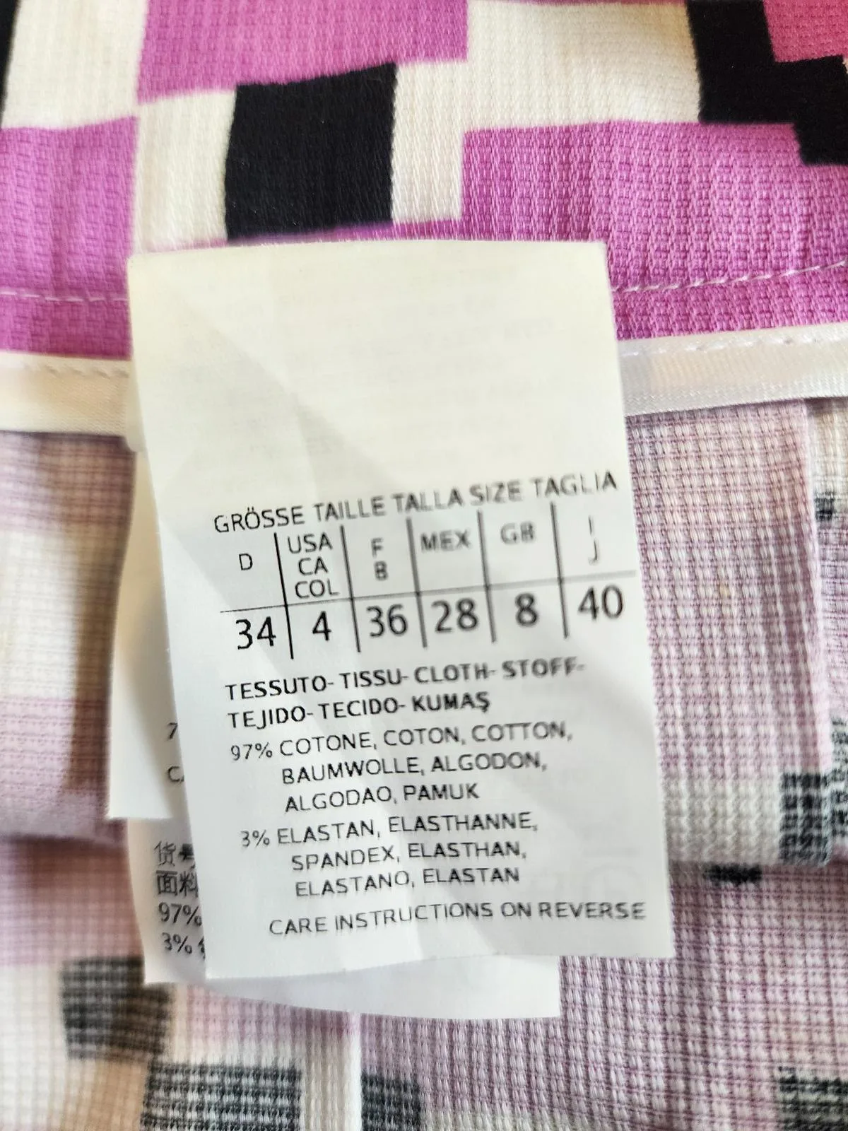 iBLUES Max Mara Geometric Retro Y2K Cotton Pleated Mod Mini Skirt 8-10 — photo 4