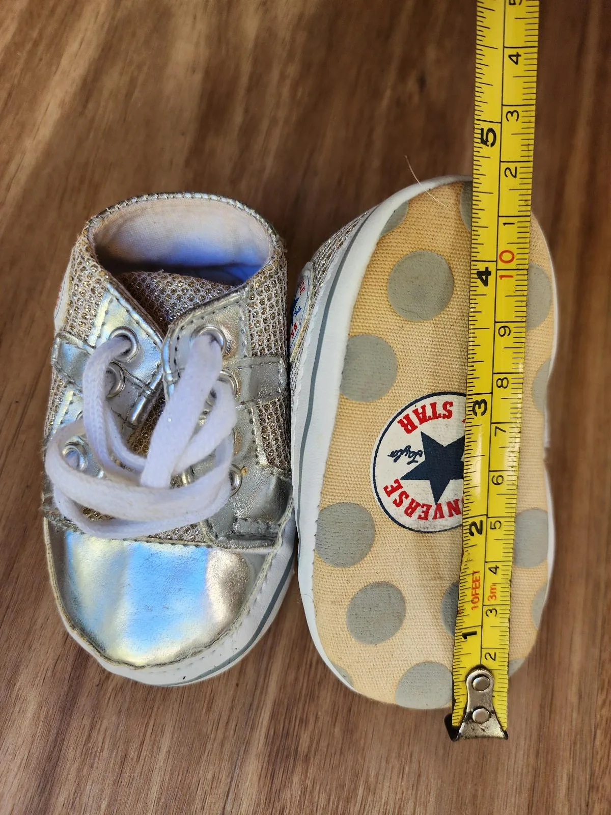 Baby Girl Sneaker Bundle - 2 Converse All Star 1 Adidas High Top
US2 — photo 8