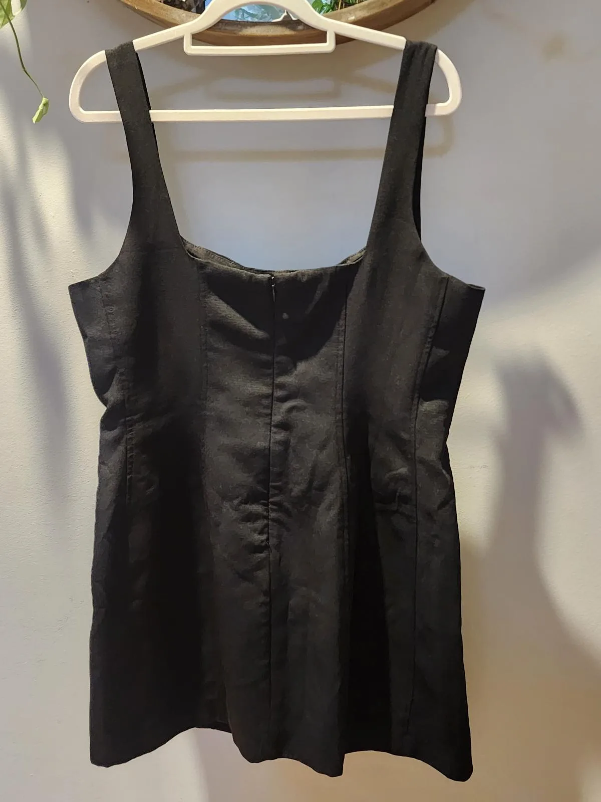 Supre Womens Size 16 Black Square Neck Corset Seam Mini Dress LBD Y2K 90s – photo 5