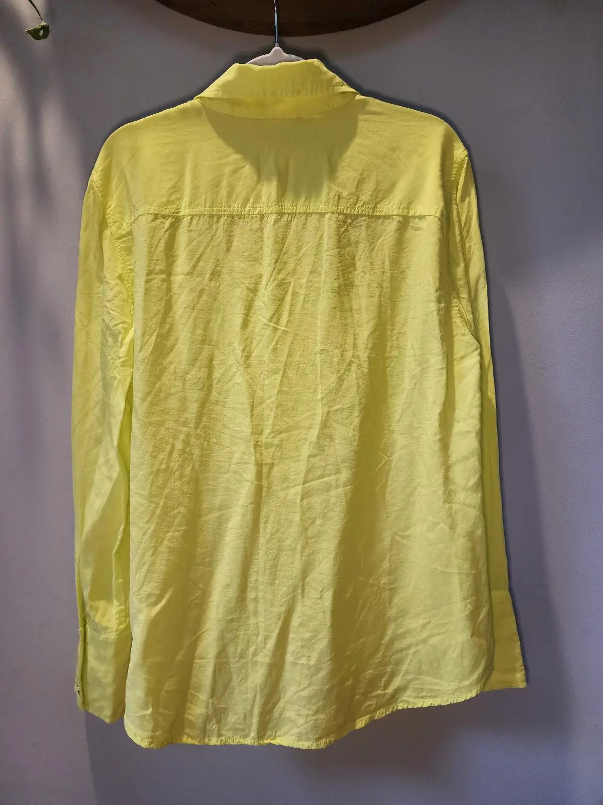 Fate + Becker Electric Neon Lime Yellow Dopamine Trinny Layering Shirt 10 – photo 7