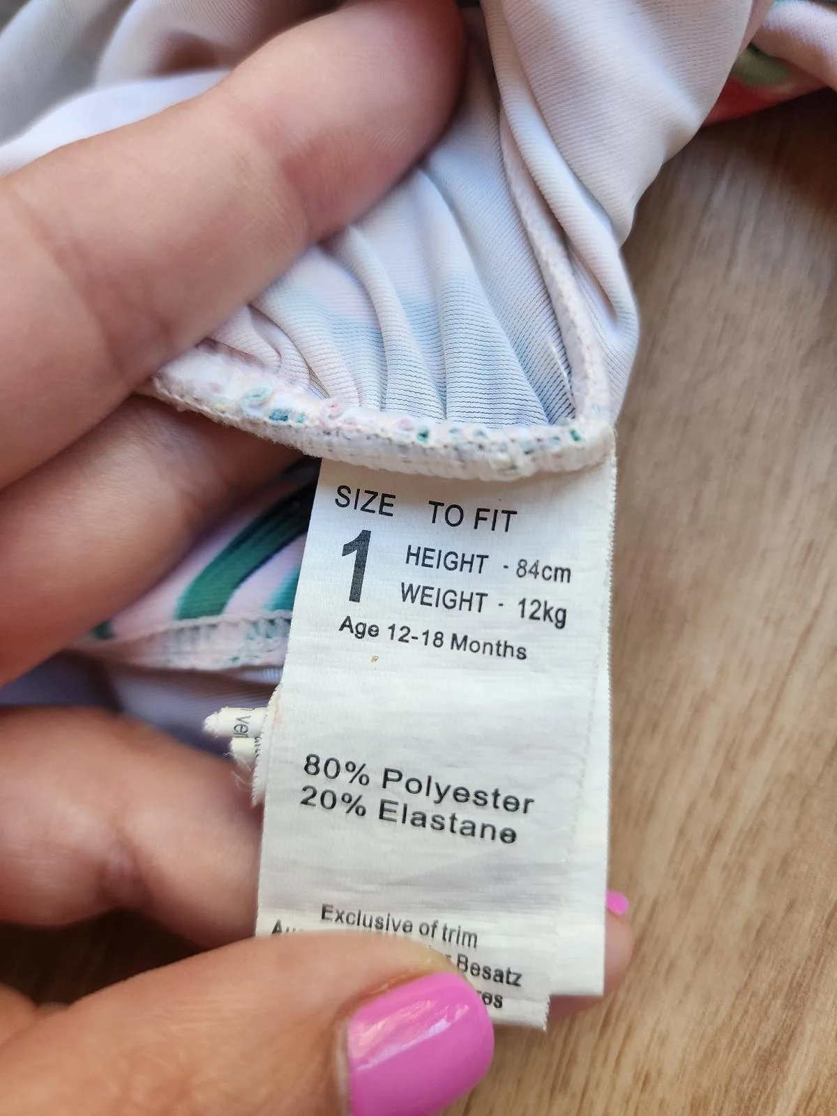 Seafolly & Millymook Baby Girl Swim Bundle | Size 1 Rashie Set + UPF Swim Hat — photo 7
