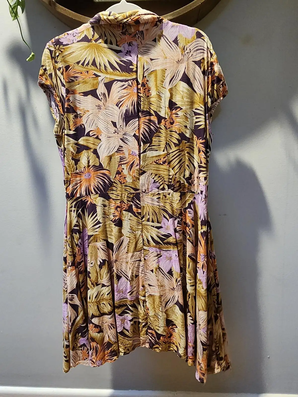 Wrangler Womens L Tropical Floral Coastal Cowgirl Mini Dress Boho Western AU 12 – photo 8