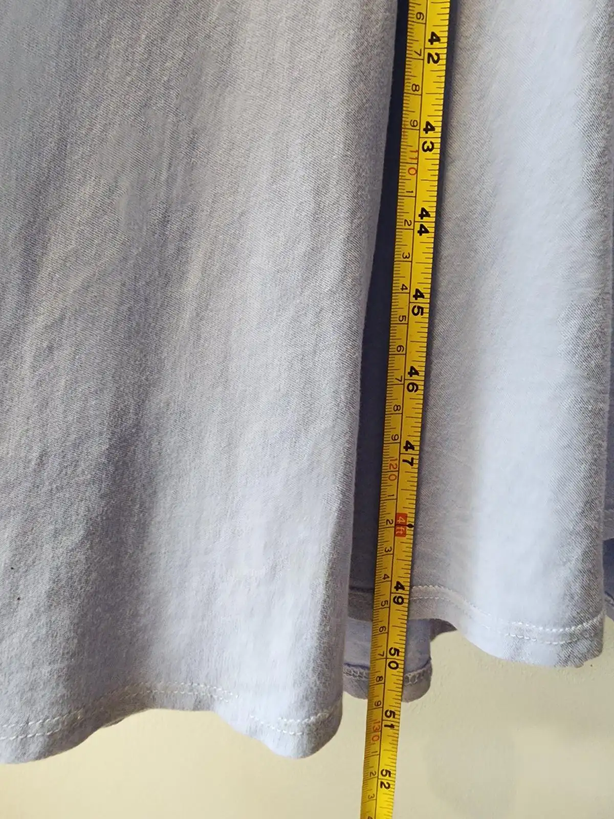 KOWTOW Periwinkle Blue Organic Cotton Drop Waist Minimalist Maxi Dress Size M – photo 6