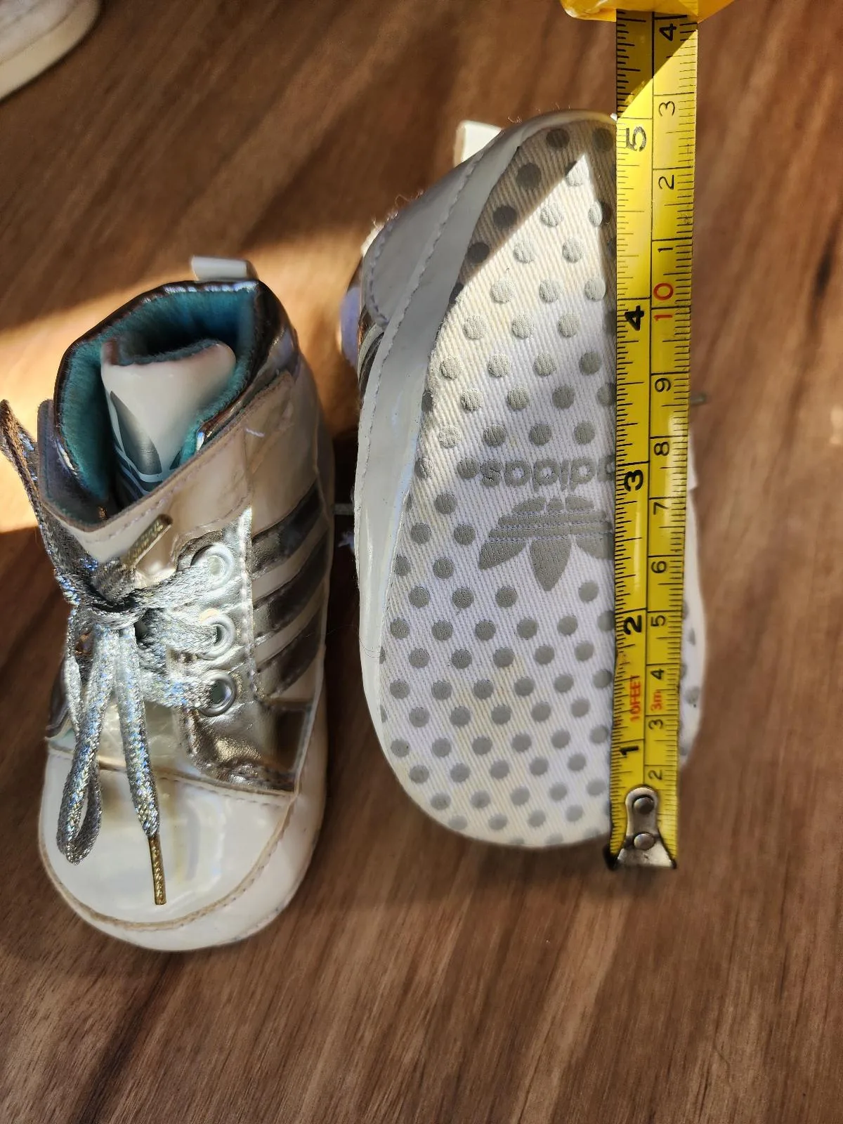 Baby Girl Sneaker Bundle - 2 Converse All Star 1 Adidas High Top
US2 — photo 7