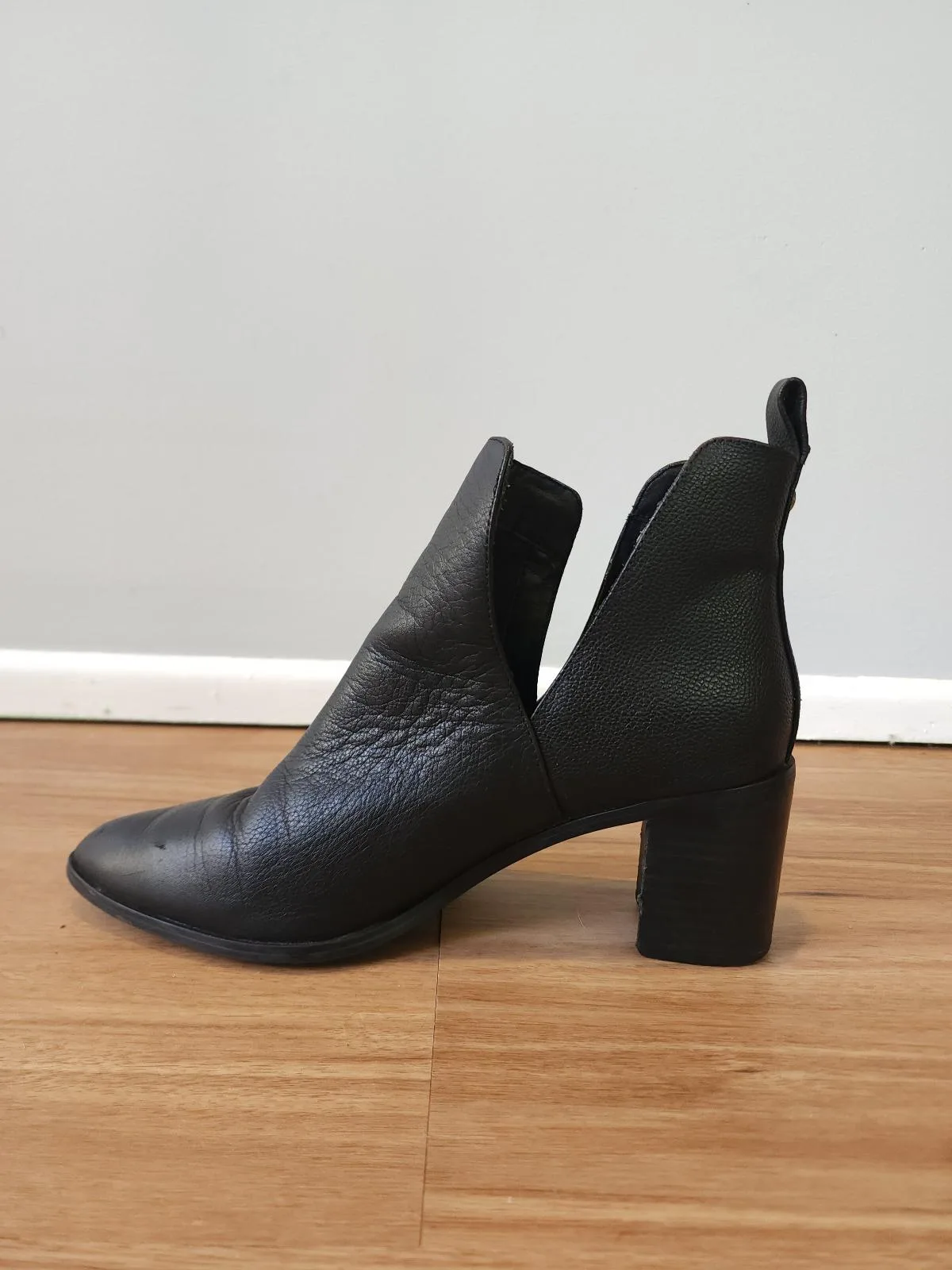 SIREN Black Leather Cut-Out Ancle Boits EU41 AU10 — photo 10