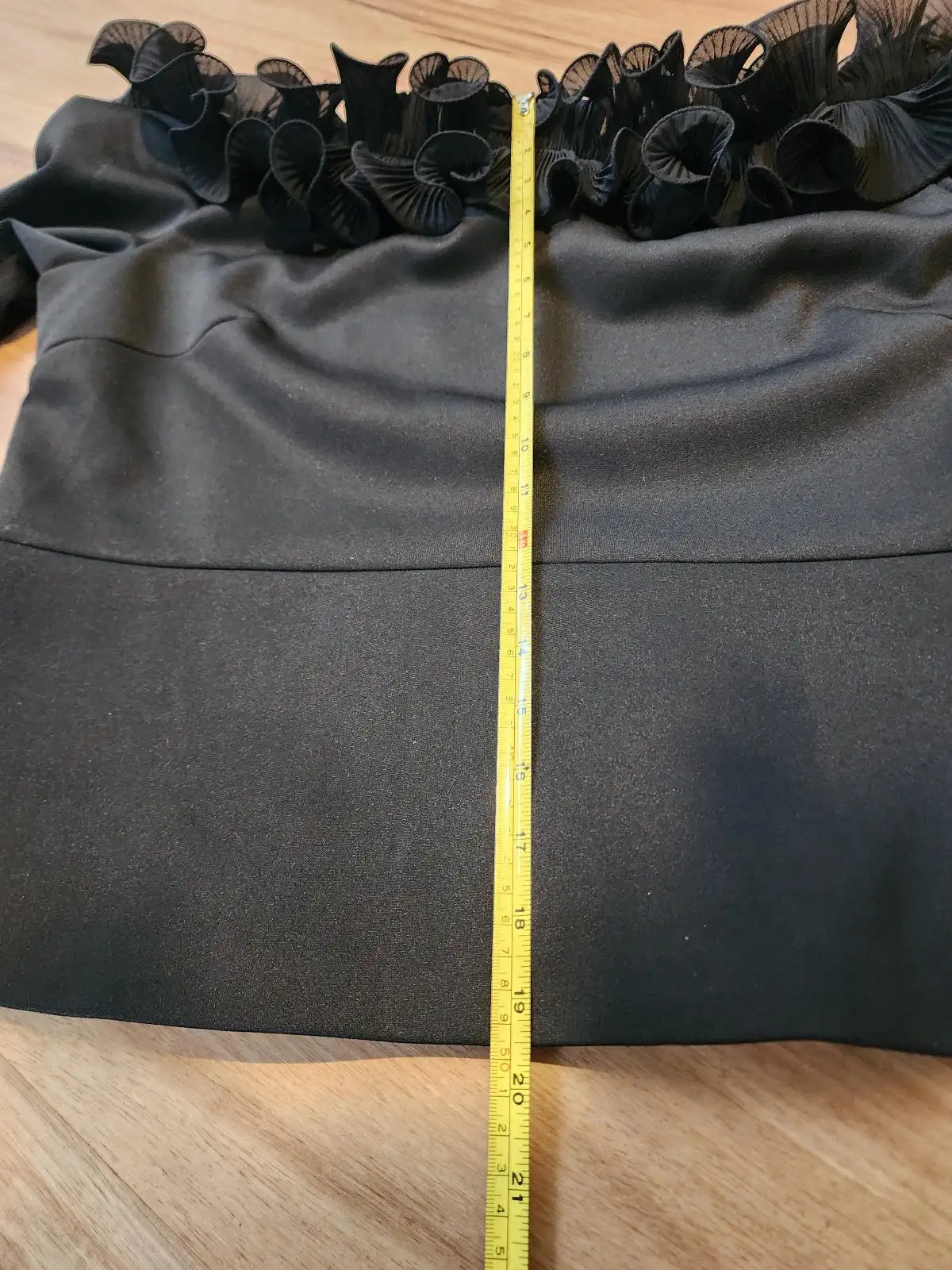 MONTIQUE Plus Size Glam Frill Off Shoulder Top Fits Size 16 18 Black Evening Pep – photo 11