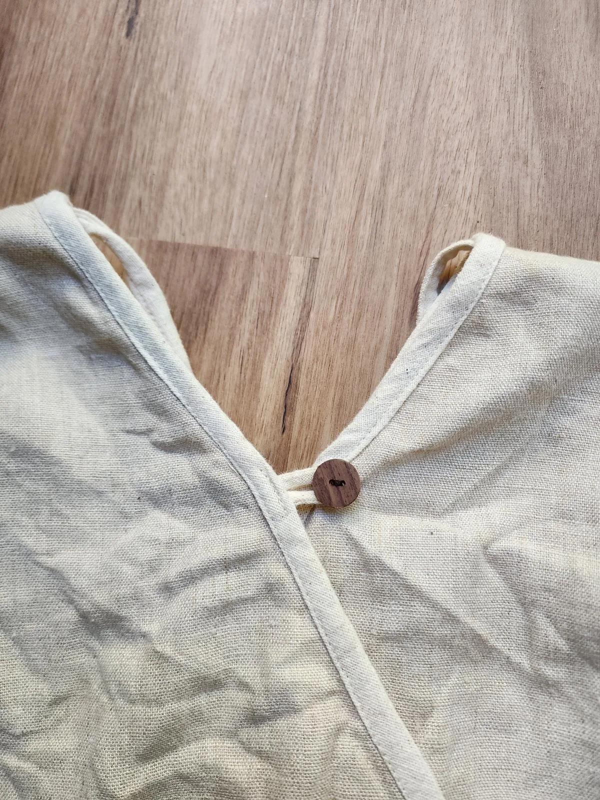 YOLI AND OTIS Unisex Toddler Wrap Cardigan Linen 3yrs — photo 4