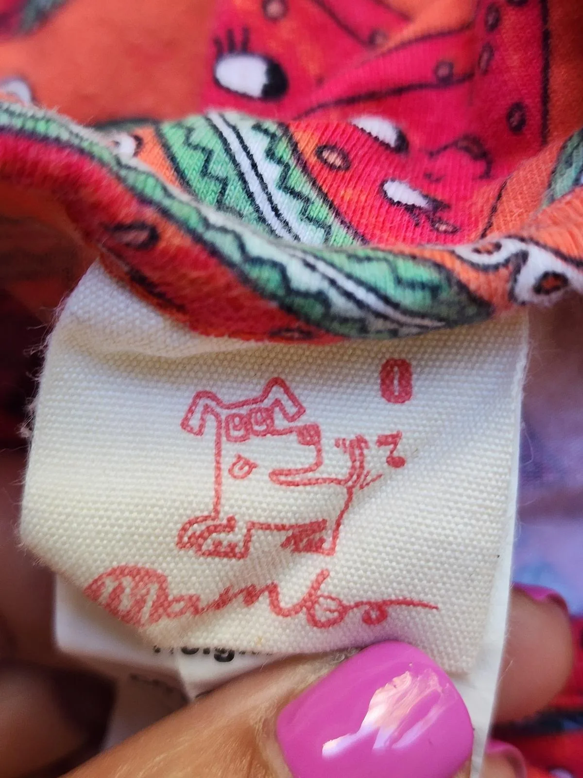 MAMBO Surfwear Watermelon Graphic Retro Print Baby Romper / Playsuit | Size 0

​ — photo 7