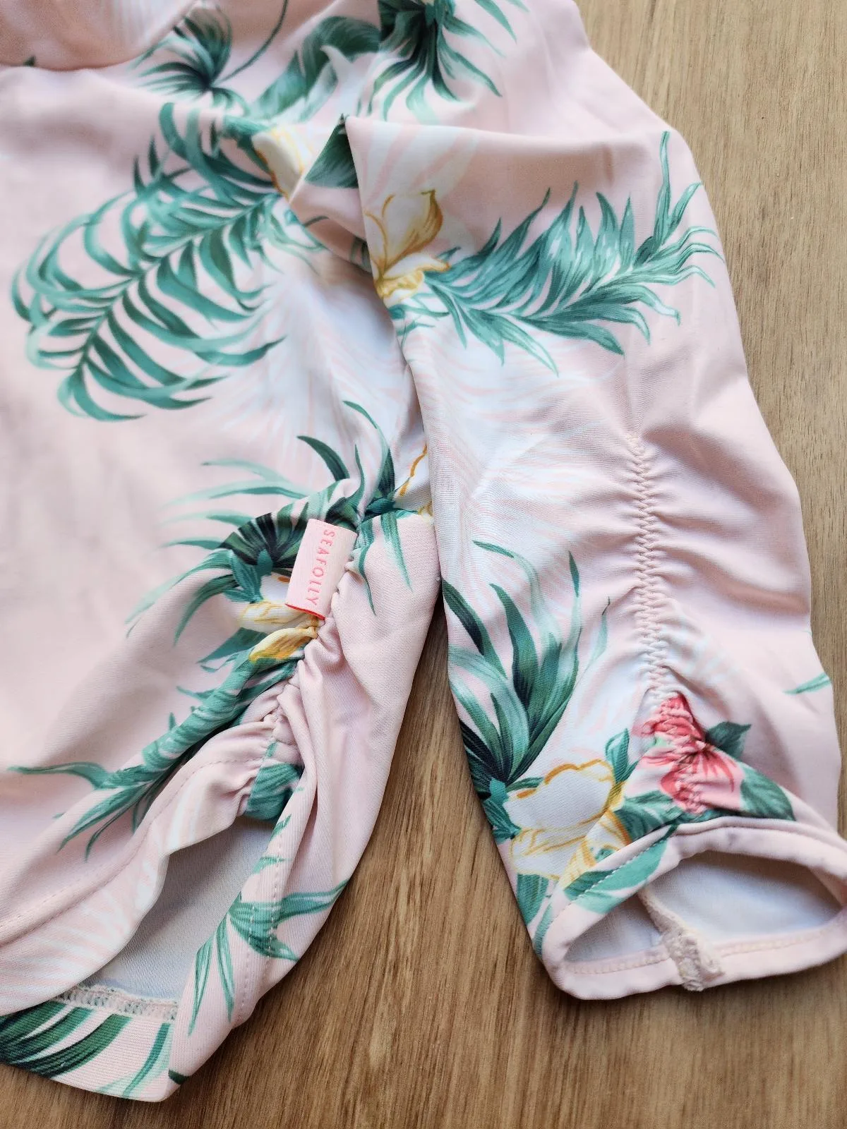 Seafolly & Millymook Baby Girl Swim Bundle | Size 1 Rashie Set + UPF Swim Hat — photo 4
