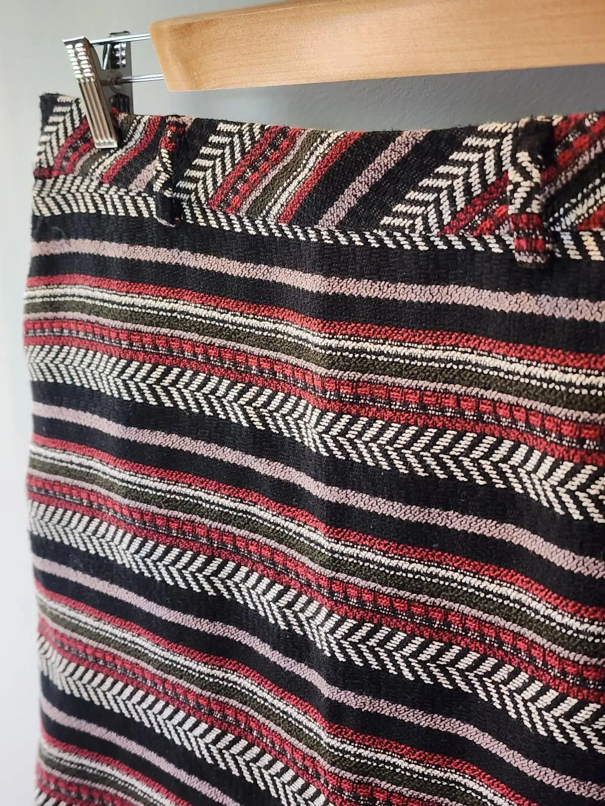INDIGO Collection Tapestry Woven Boho Festival Indie Tactile Mini skirt – photo 4