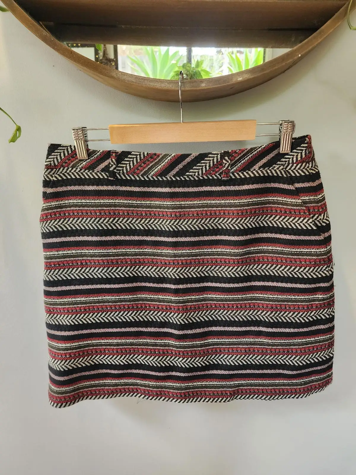 INDIGO Collection Tapestry Woven Boho Festival Indie Tactile Mini skirt – photo 2