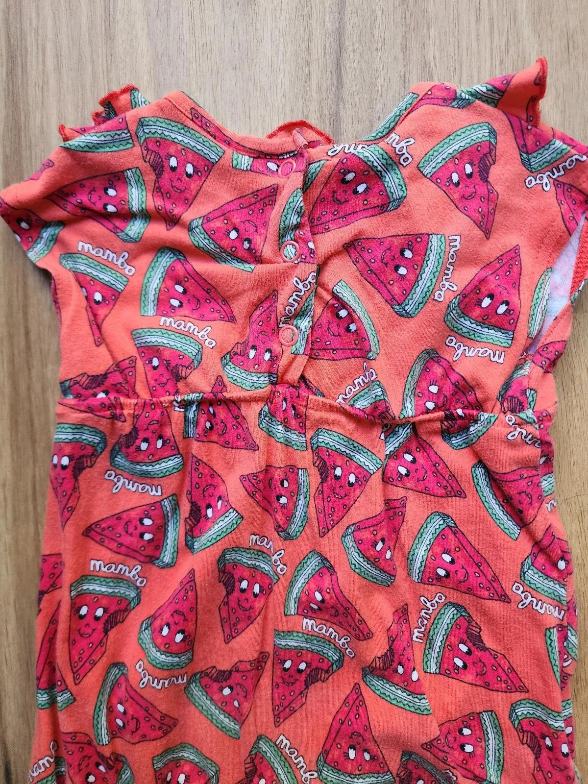 MAMBO Surfwear Watermelon Graphic Retro Print Baby Romper / Playsuit | Size 0

​ — photo 6
